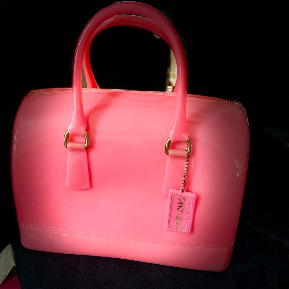 Authentic large furla candy bag